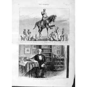  1875 HANS CHRISTIAN ANDERSEN STATUE LORD MAYO INDIA