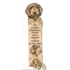   German Wirehaired Pointer Laser Engraved Dog Bookmark