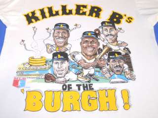 vintage PITTSBURGH PIRATES KILLER BS BURGH BONILLA BONDS 1988 t shirt 