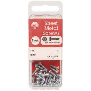   Hillman Zinc Plated Steel Sheet Metal Screws (5478): Home Improvement