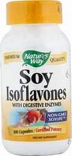 Natures Way Soy Isoflavones, 100 Capsules  