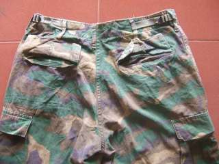 Post Vietnam Tropical Combat ERDL Camo Pants Small #38  
