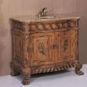  Legion Furniture Burnt Caramel Bathroom Vanity: Home 