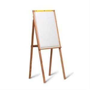   601/602 5Solid Oak Presentation Easel with Flip Chart: Office Products