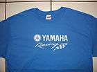 Yamaha Racing Screen Printed Iris T Shirt 100% Heavy Cotton Pre Shrunk 