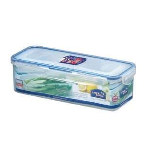   Rectangular Food Container with Tray, Tall, 6.6 Cup: Kitchen & Dining
