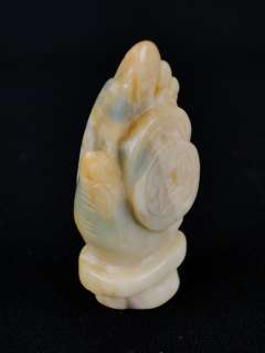 Chinese Carved White Jade and Hardstone Amulets  