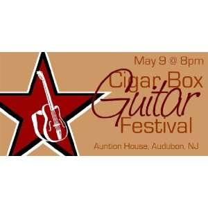   Vinyl Banner   Annual NJ Cigar Box Guitar Festival 