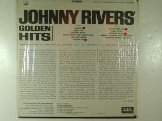 JOHNNY RIVERS Lp GOLDEN HITS   LIVE ~ IMPERIAL 12324 VG++  
