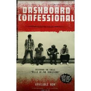 DASHBOARD CONFESSIONAL Alter The Ending   DOUBLE SIDED POSTER (1050)