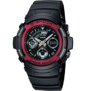 Casio AW591 4A G Shock Red Mens Watch Brand New  