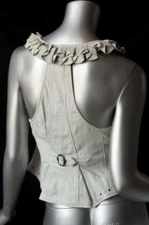 TEMPERLEY*MEDIEVAL WAISTCOAT*Leather Vest NEW 4 $1325  