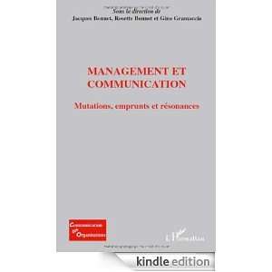 Management et Communication Mutations Emprunts et Resonances 