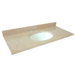  Pegasus 49682 Beige Granite 49 Granite Vanity Top with 