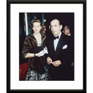 Humprey Bogart & Lauren Bacall Framed And Matted 8x10 
