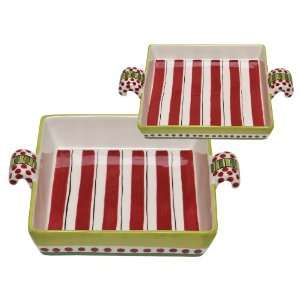  M. Bagwell Collection Simply Christmas Tray Set: Kitchen 