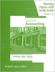 Working Papers with Study Guide, Chapters 1 12 for McQuaig/Bille/Noble 