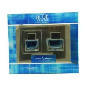  BLUE SEDUCTION by Antonio Banderas Gift Set for MEN: EDT 