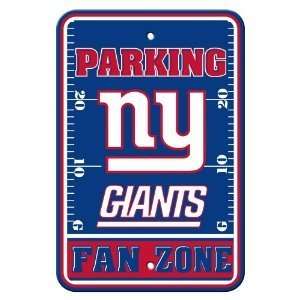  Parking Sign   NFL Football   New York Giants Giants Fans 