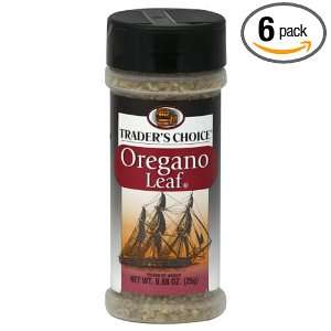Traders Choice Oregano Leaves, 5 Ounce Plastic Containers (Pack of 6 