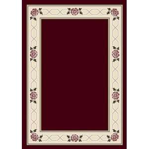  Floral Trellis Rug   Garnet (54x78 Rectangle 