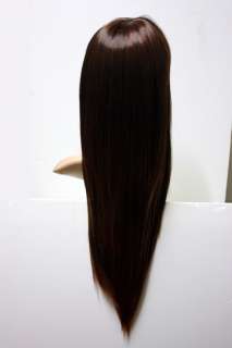 Halloween Long Lady straight hair wigs wig brown 159 1  