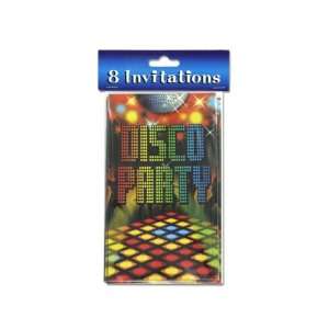 Disco Party invitations, pack of 8   Pack of 72:  Home 