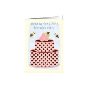  Birthday Party Invitations 70 Bees and Cake Card: Toys 