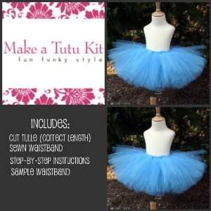  Make a Toddler Tutu Kit (No Sew!) French Blue: Arts 