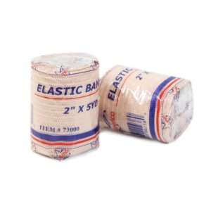 Americo 73000 Elastic Bandage with Clips, Each bag has 12 Rolls, White 