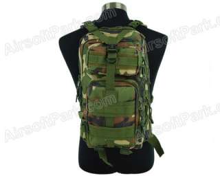 Molle Tactical MOD Hydration Assault Backpack Bag Woodland  