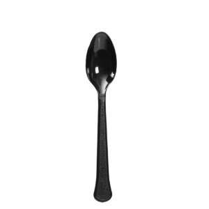   : Lets Party By Amscan Jet Black Heavy Weight Spoons: Everything Else