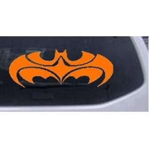 Tribal Batman Car Window Wall Laptop Decal Sticker    Orange 30in X 11 