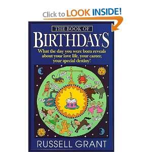  The Book of Birthdays [Paperback]: Russell Grant: Books