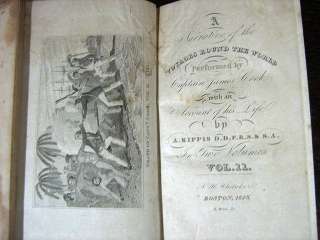 VOYAGES OF CAPTAIN JAMES COOK COMPLETE SET 1828 PIRATE BUCCANEER 