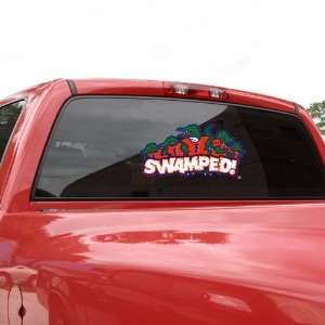  Florida Gators 7x13.5 Swamped Window Cling: Sports 
