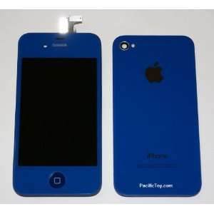  Dark Blue GSM iPhone 4 4G Full Set + Tools: Front Glass 