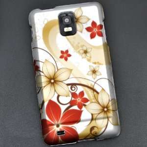  Gold Flower Rubberized Coating Premium Snap on Protector 