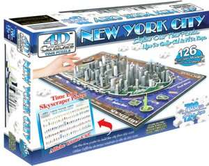 BARNES & NOBLE  NEW YORK  City Skyline Puzzle 4D Cityscape by 4D 