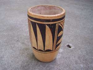 Hopi Indian Painted Pottery Vase Early 20th Century  
