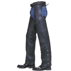  Leather Biker Riding Chaps Pants Unisex (Thigh Measurement 29  6XL