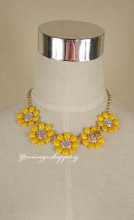 NWT kate spade new york queen bee floral strand yellow necklace  