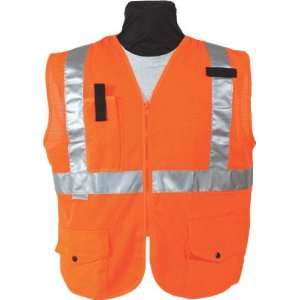 Seco 8290 Series Class 2 Mesh Safety Vest (8290 50 FOR   L fluorescent 