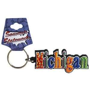  Michigan Keychain Pvc Festive Case Pack 72: Sports 