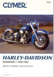 Harley Davidson FL EL Panhead Service Manual 1948  1965  