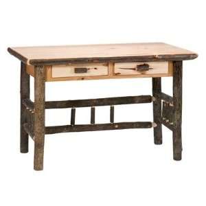  Fireside Lodge 874 Hickory Two Drawer Writing Desk Finish 