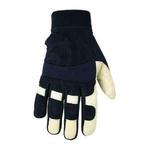 Custom Leathercraft 2067L Work Gloves with Top Grain Goatskin Palm 