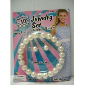  Flirting with the 50s Pearl Jewelry Set  Halloween 