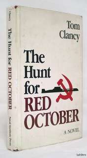   Hunt for Red October ~ Tom Clancy ~ 1st/1st ~ Books into Film ~ 1984