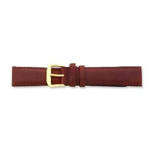  de Beer Brown Leather Watch Band 8mm